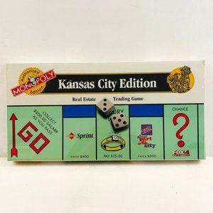 Vintage‎ Monopoly Kansas City Edition Board Game 1997 Missouri New Sealed